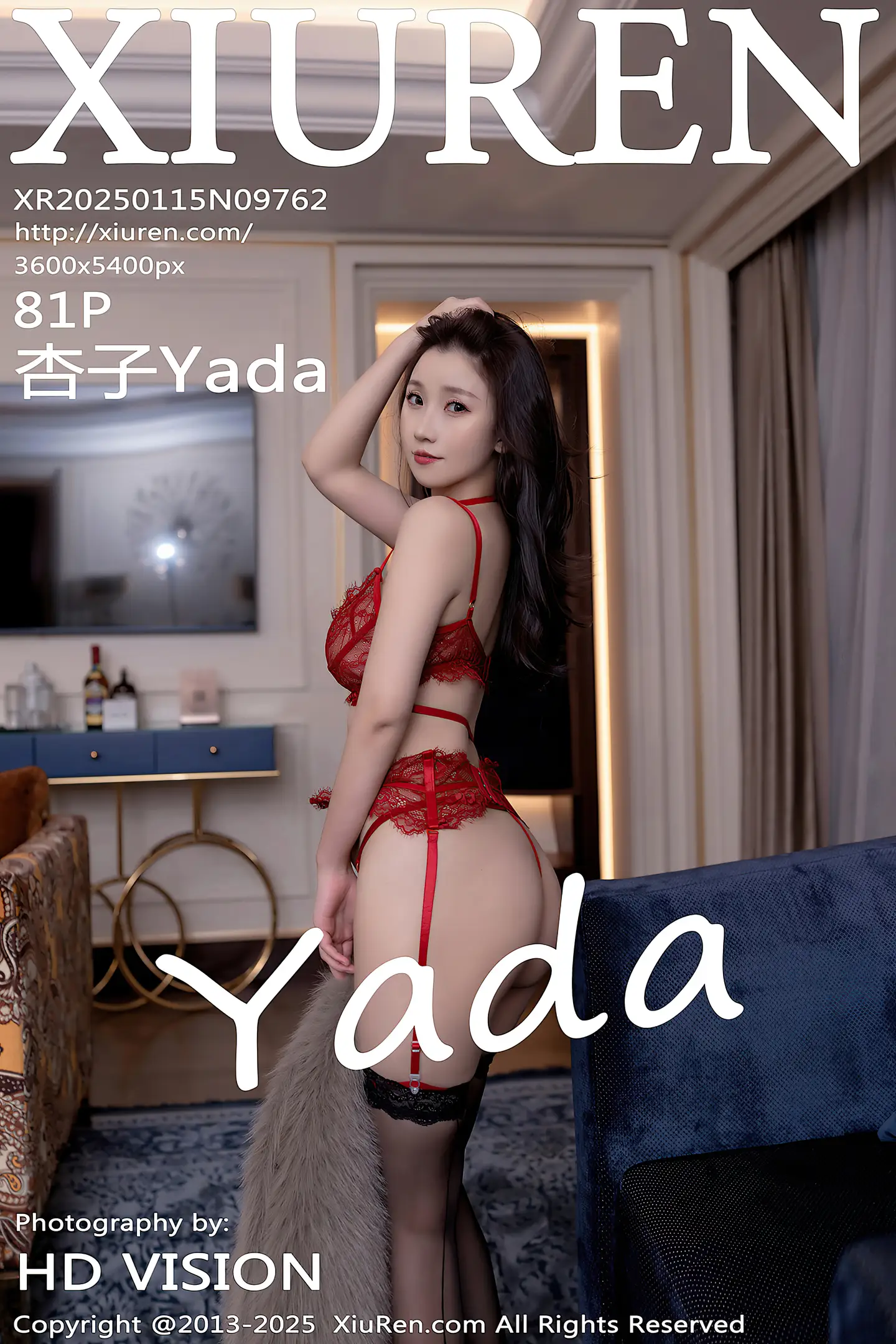 [XiuRen秀人网]No.9762_模特杏子Yada性感红色情趣内衣配黑丝吊袜秀惹火身材诱惑写真81P-秀人网 - XiuRen.Space